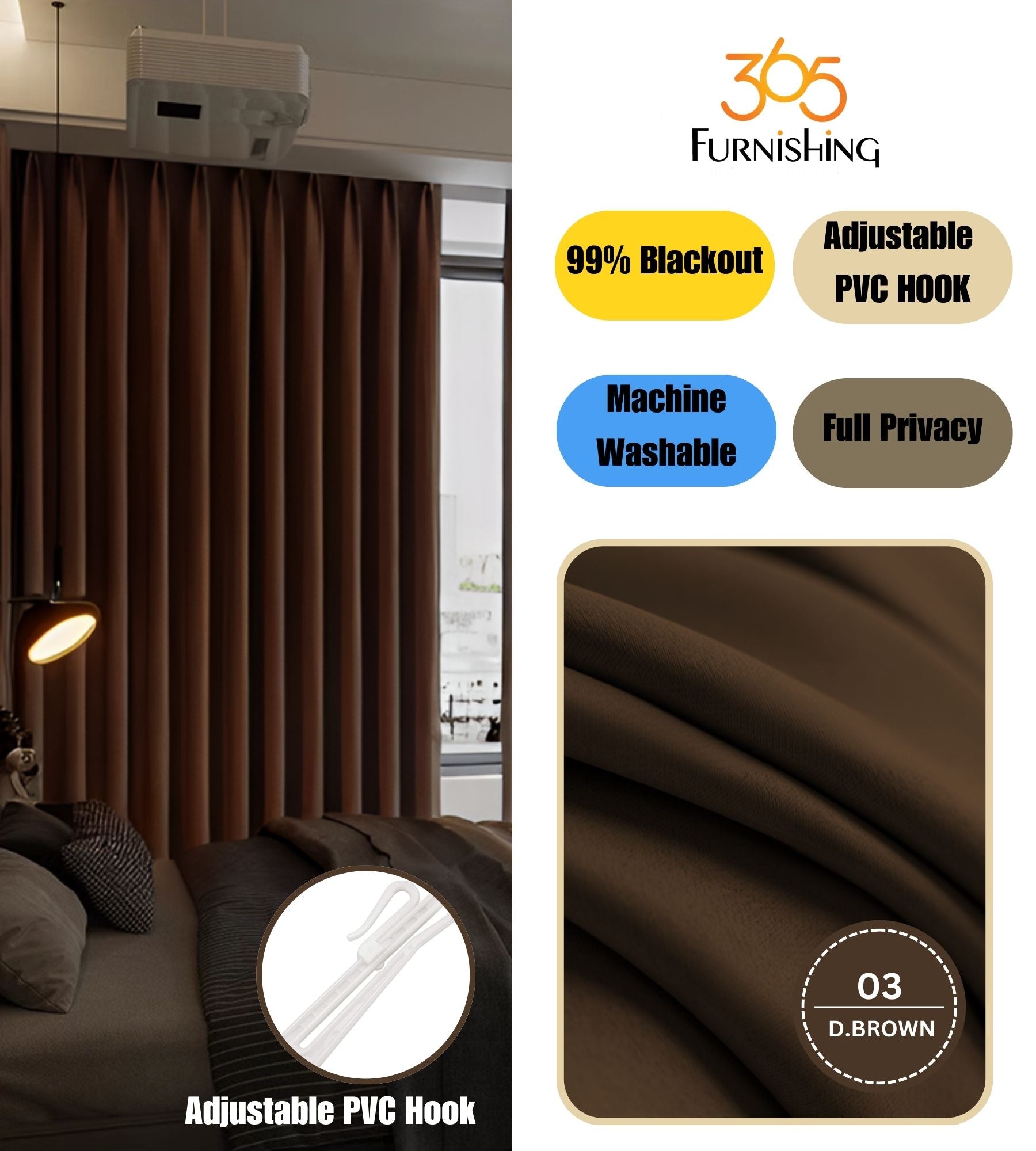 Semi-Blackout Night Curtain